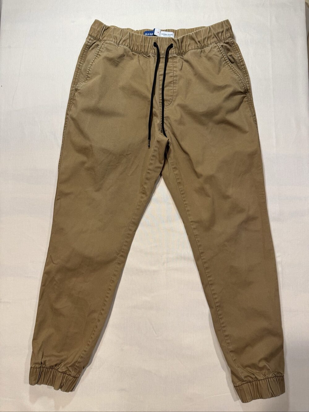 Men’s Old Navy Modern Jogger Built-In Flex Pants – Khaki Tan – Medium